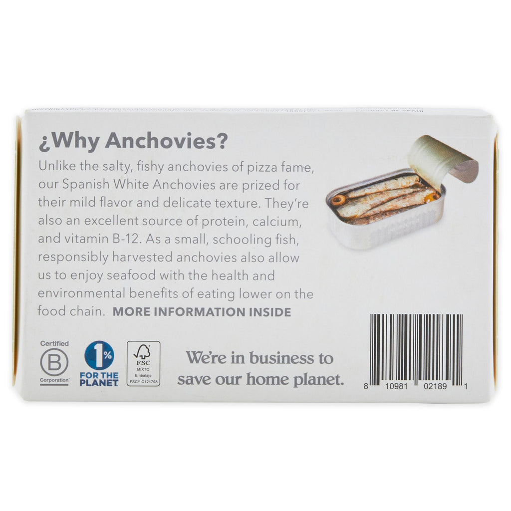 Lemon Olive Spanish White Anchovies