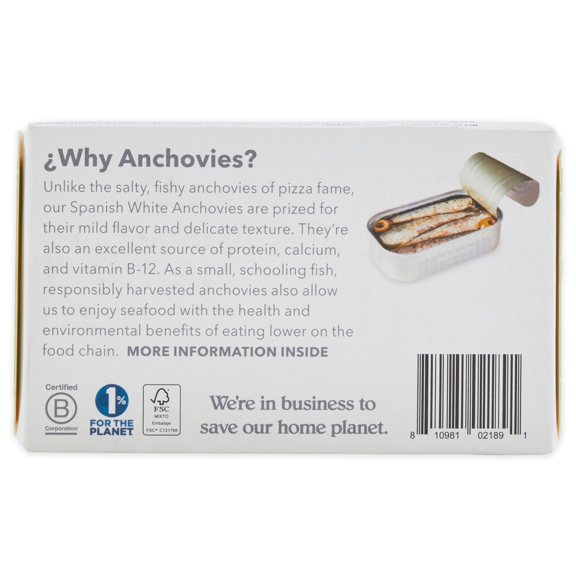 Lemon Olive Spanish White Anchovies