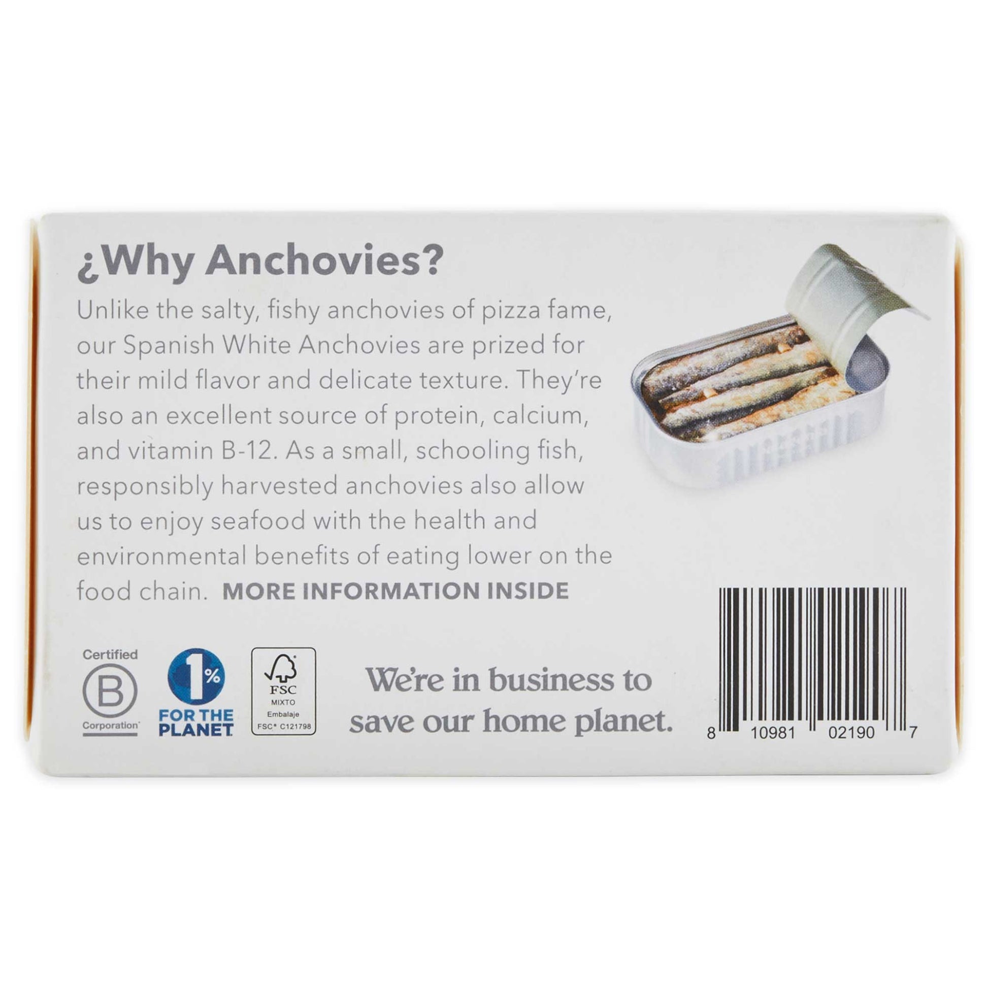 Roasted Garlic Spanish White Anchovies