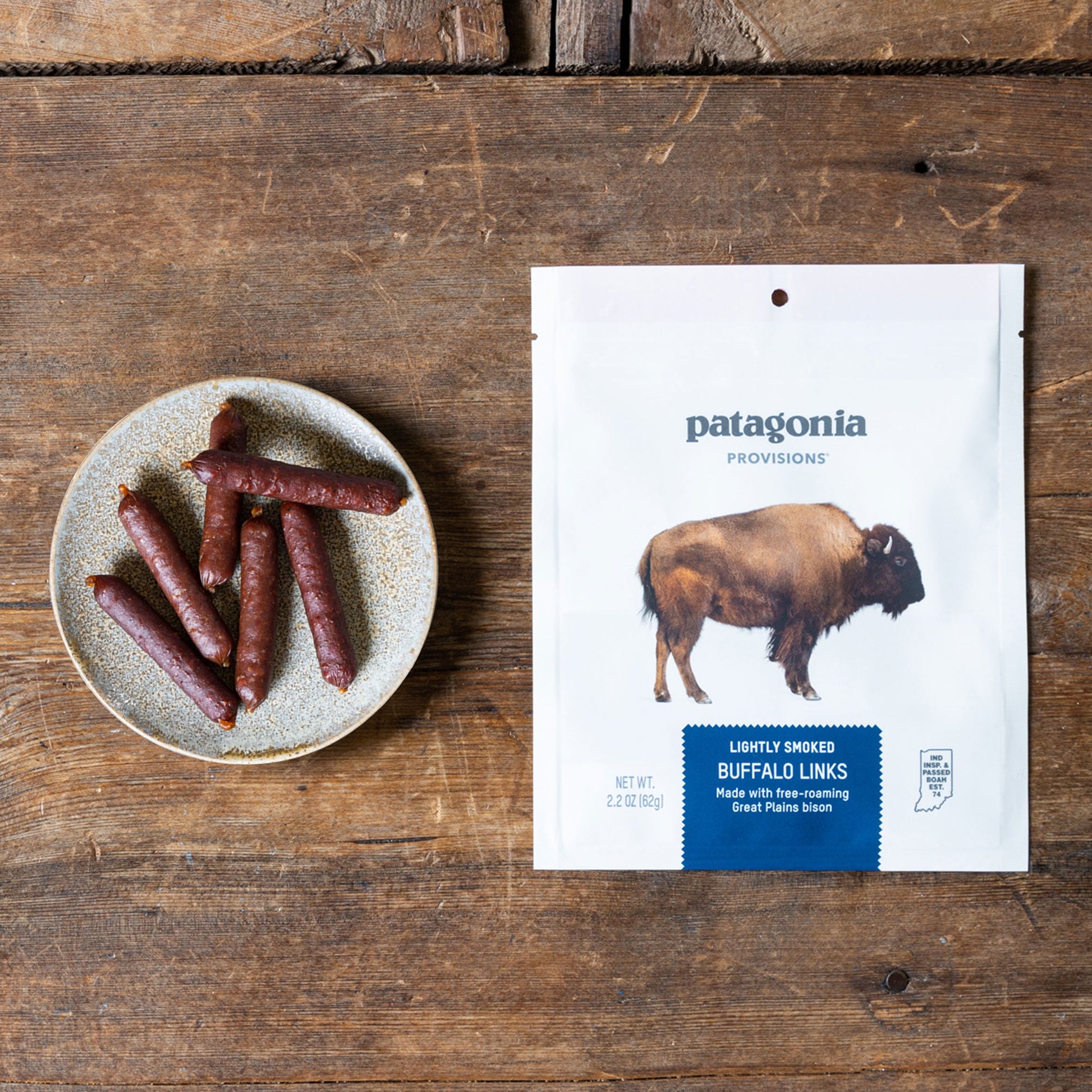 Lightly Smoked Buffalo Links