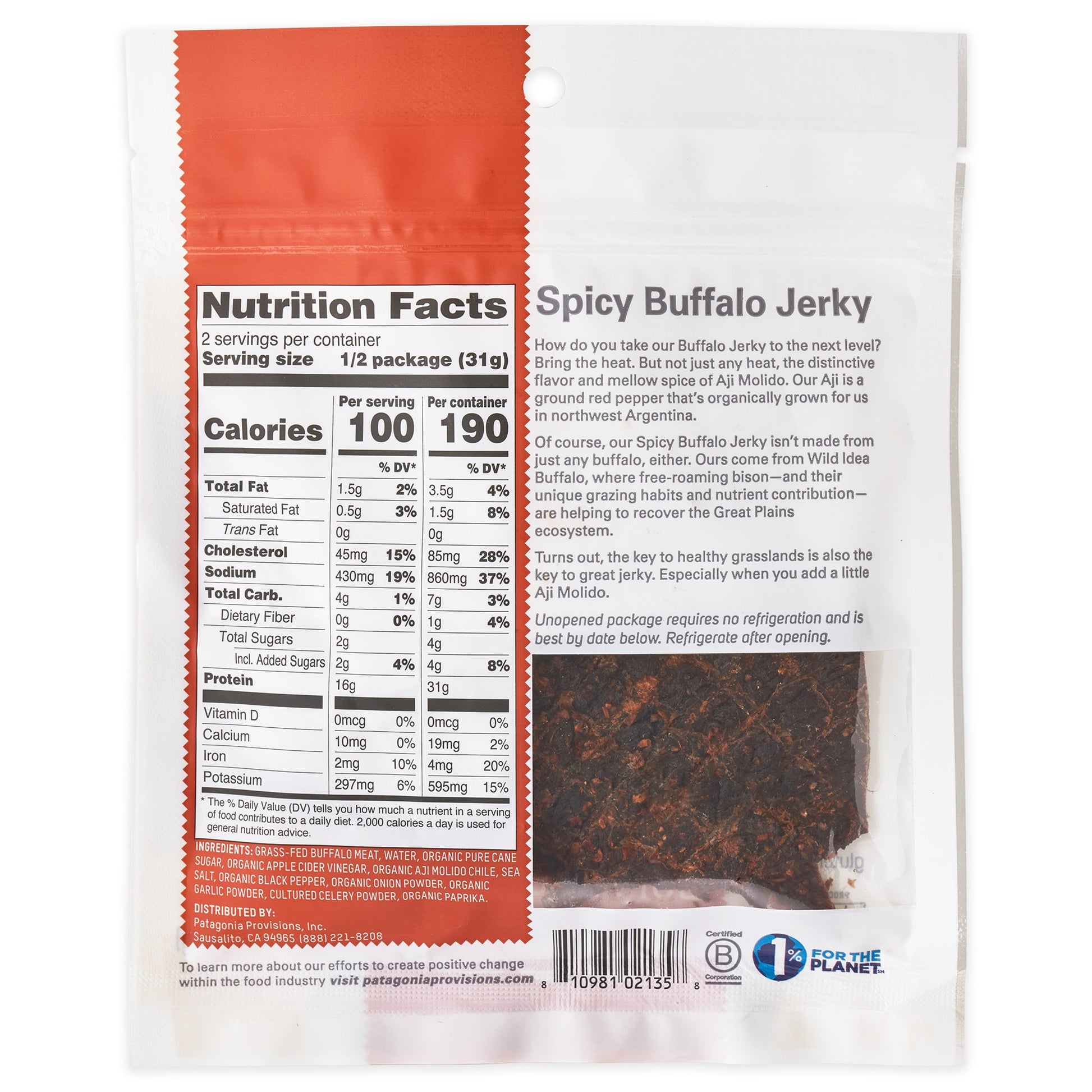 Spicy Buffalo Jerky