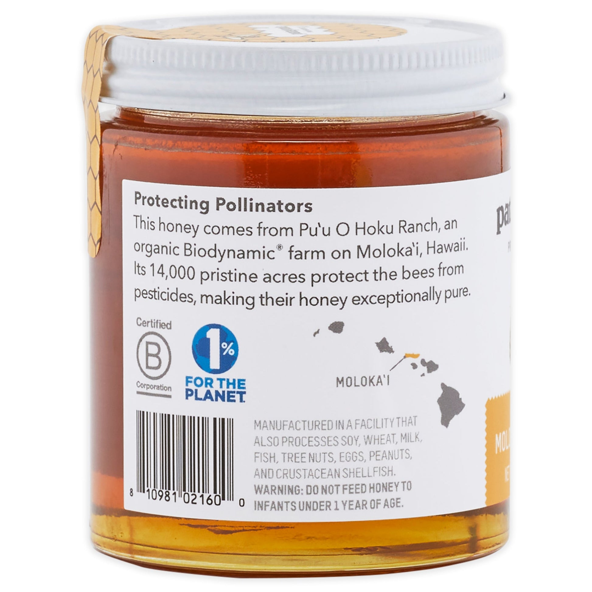Organic Moloka'i Honey