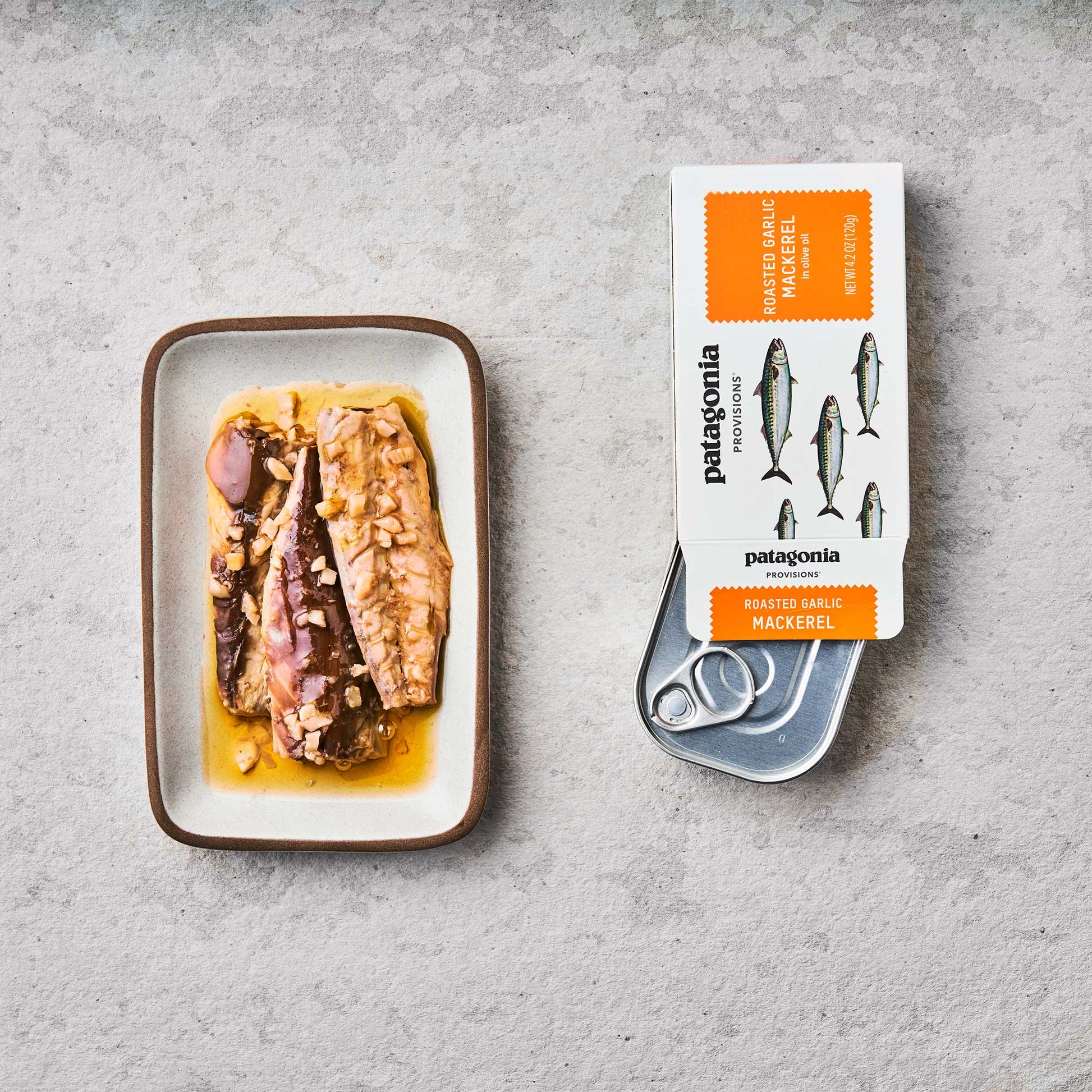 Roasted Garlic Mackerel