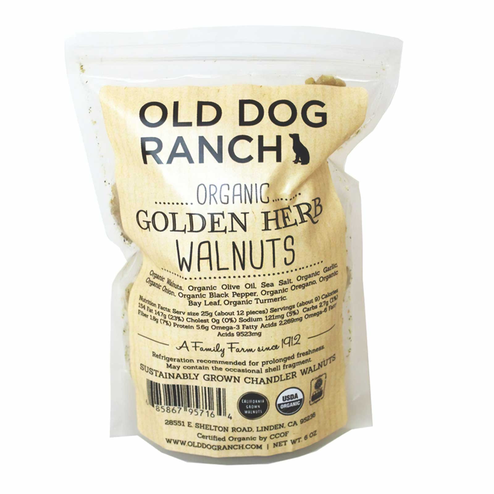 Organic Golden Herb Walnuts