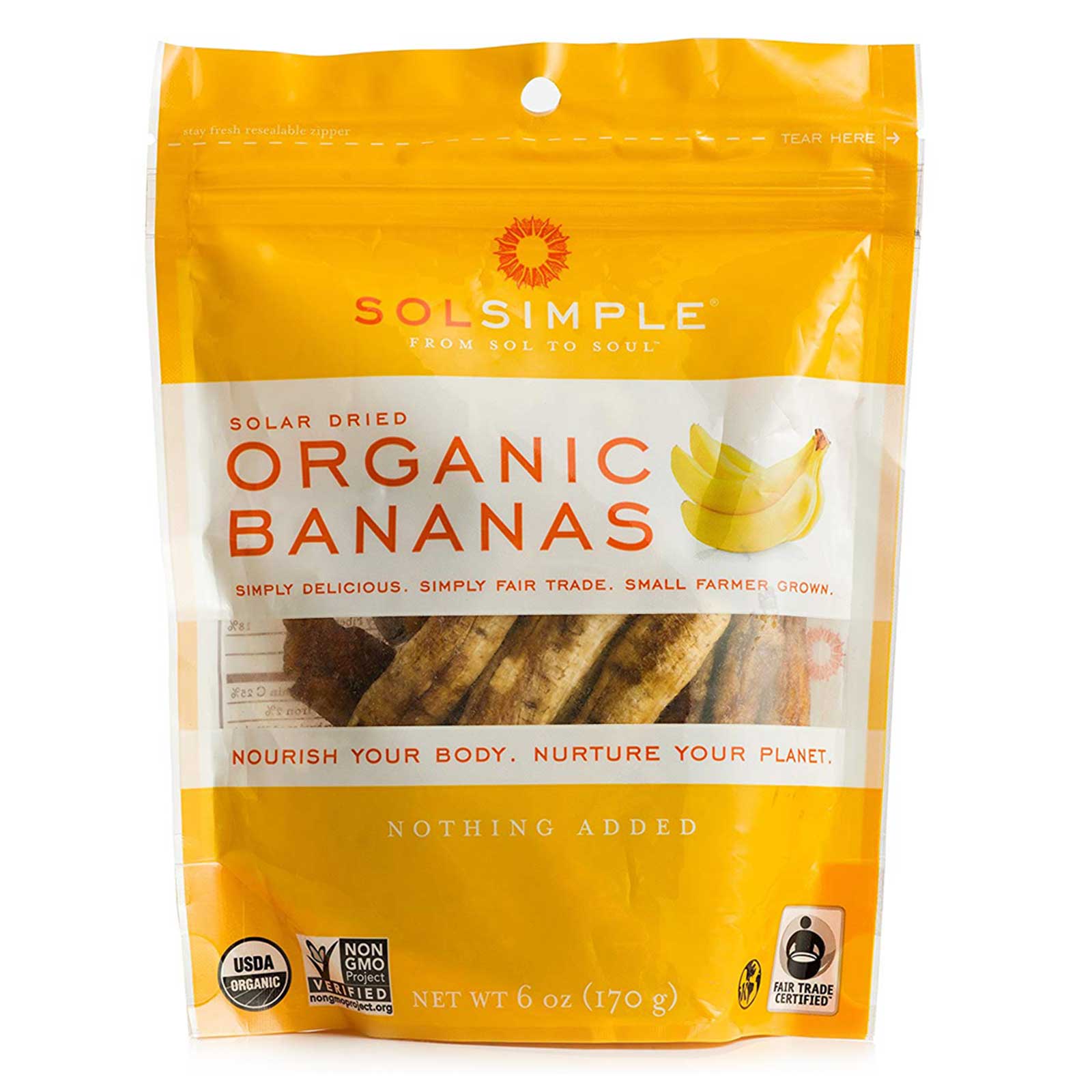 Organic Dried Bananas