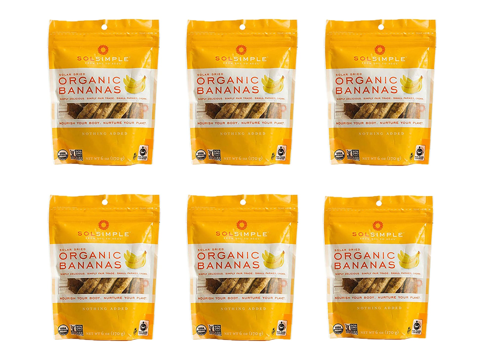 Organic Dried Bananas