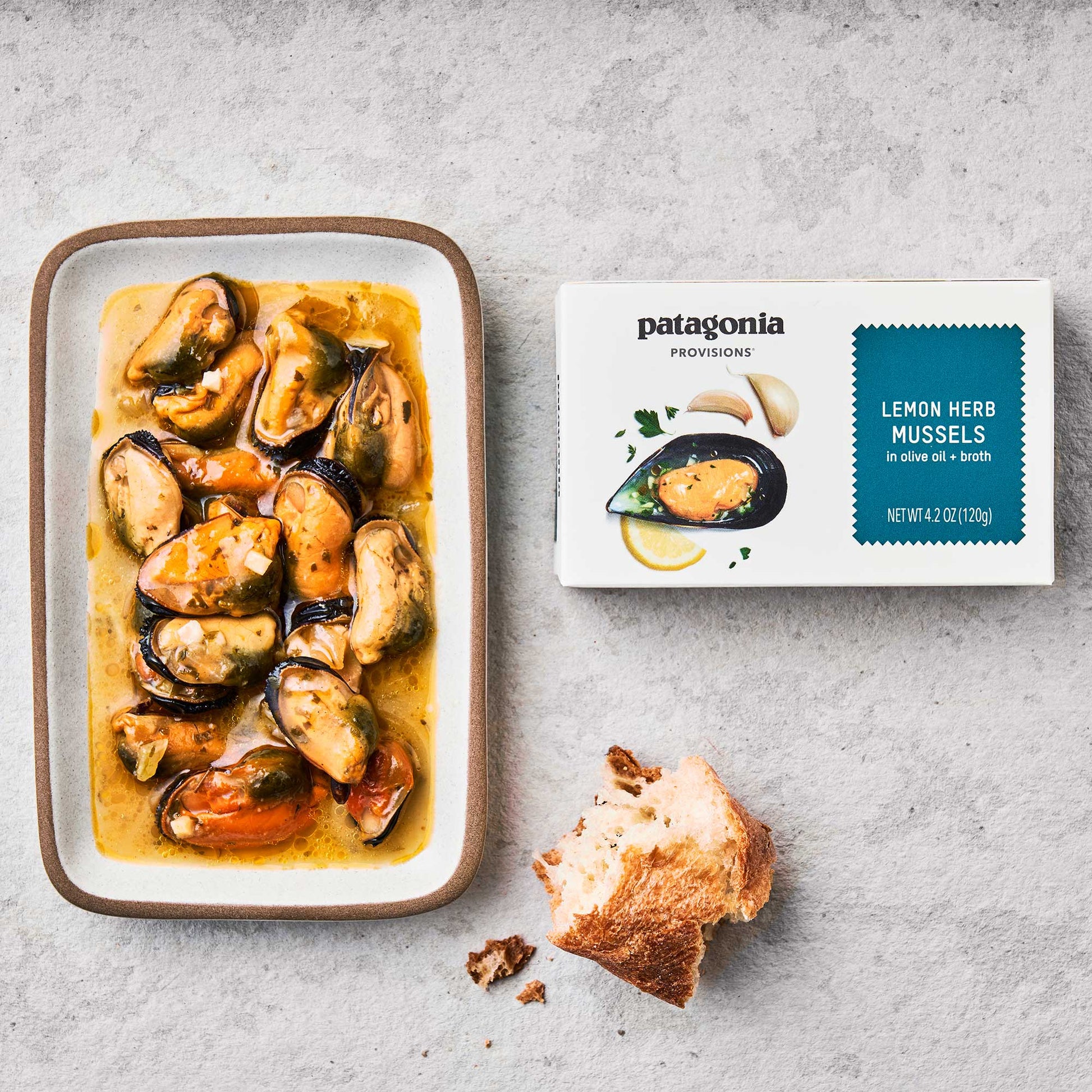 Lemon Herb Mussels