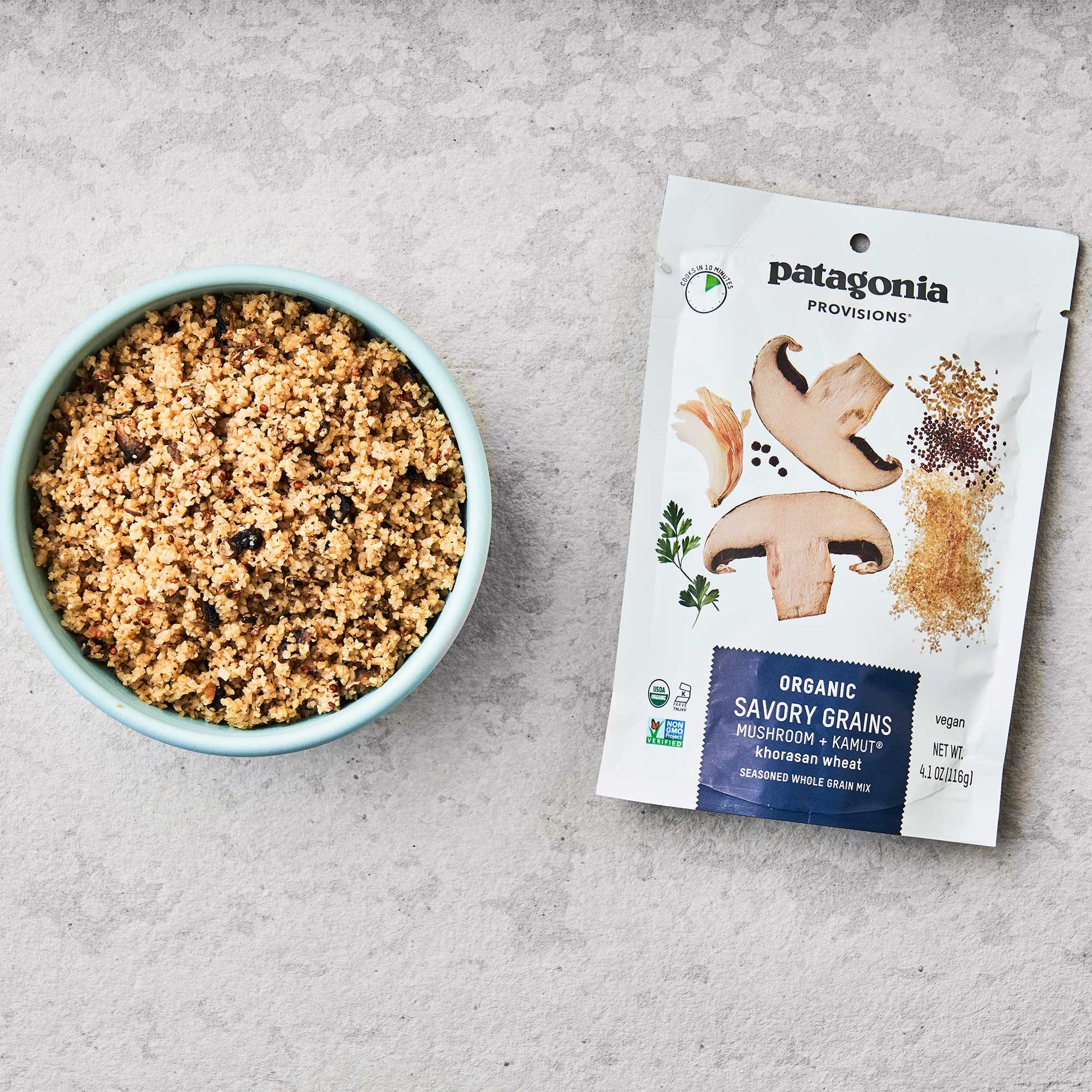 Organic Mushroom + KAMUT® Khorasan Wheat Savory Grains