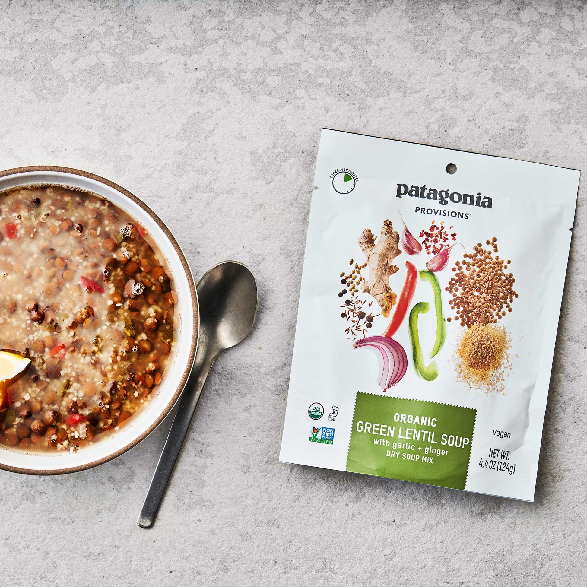 Organic Green Lentil Soup