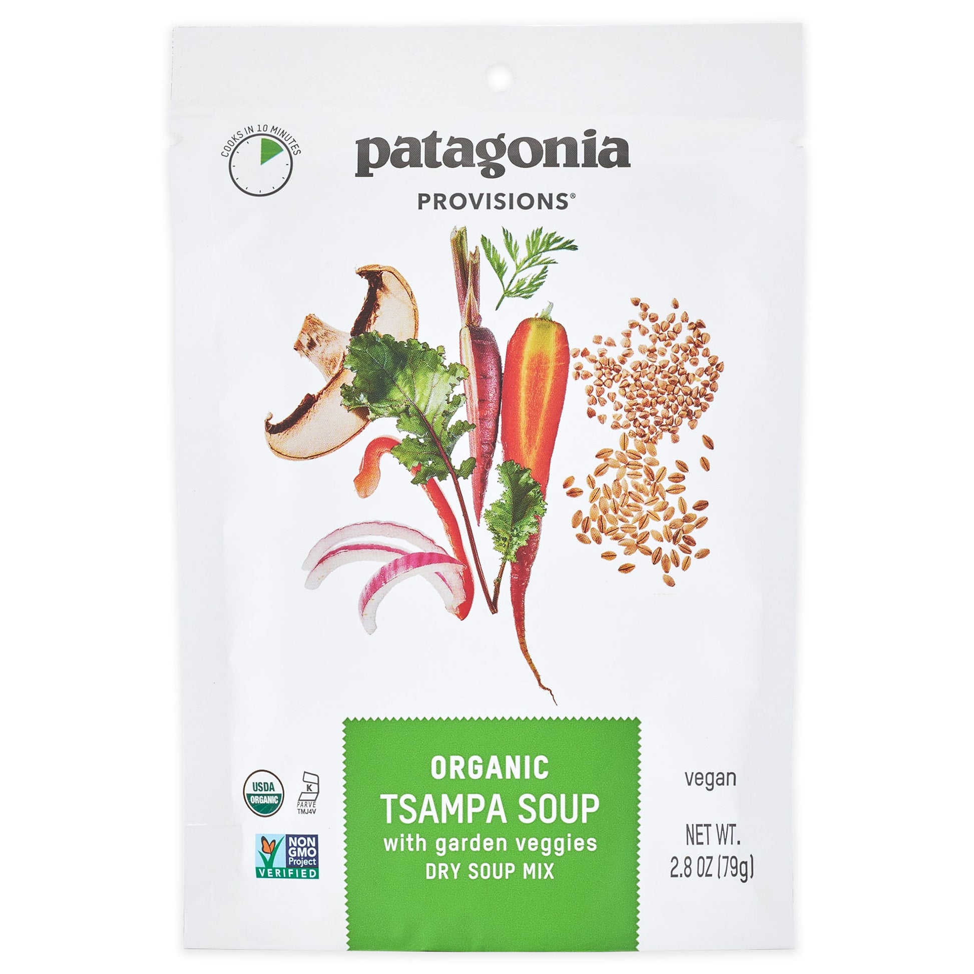 Organic Tsampa Soup, Garden Veggie