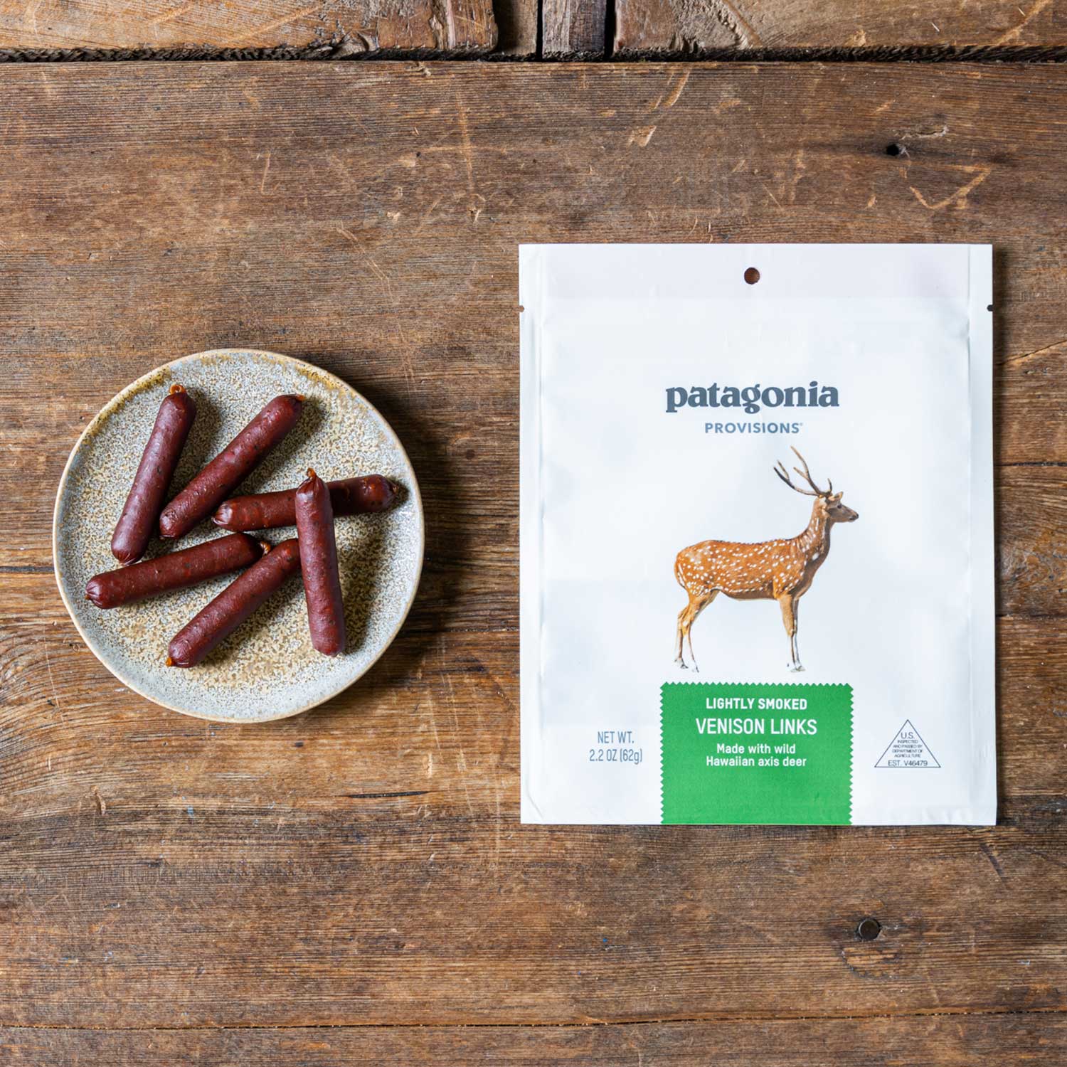 Lightly Smoked Venison Links