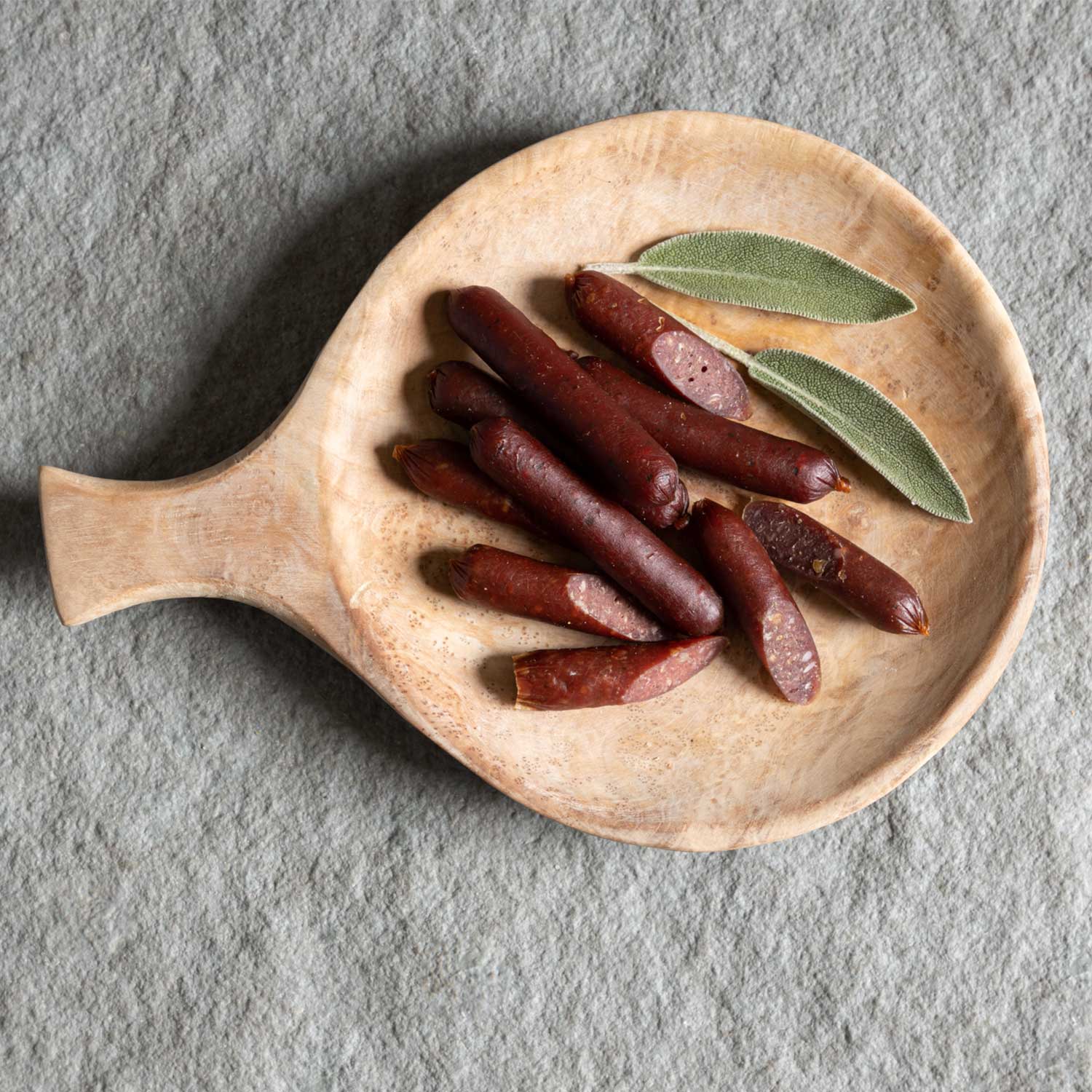 Lightly Smoked Venison Links